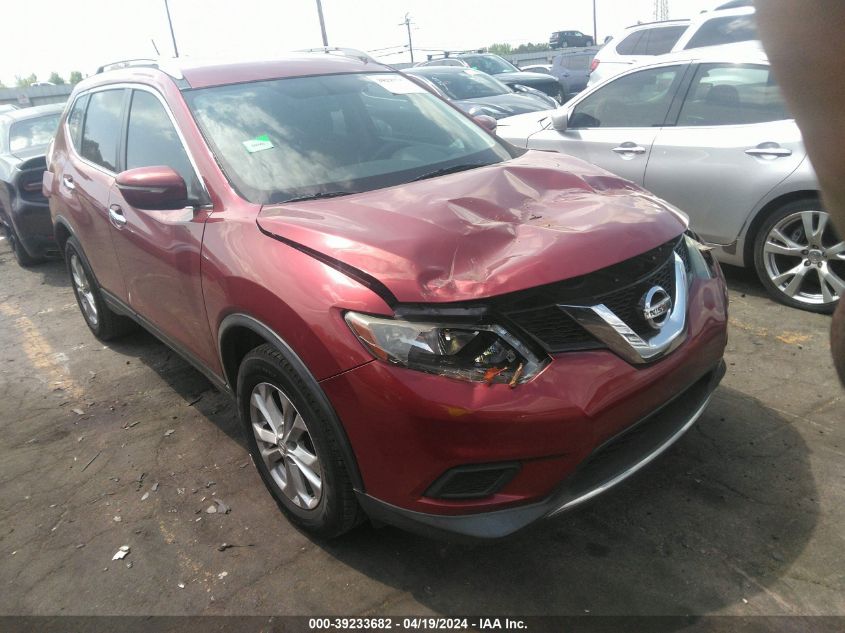 2015 Nissan Rogue Sv VIN: KNMAT2MT9FP523920 Lot: 39233682