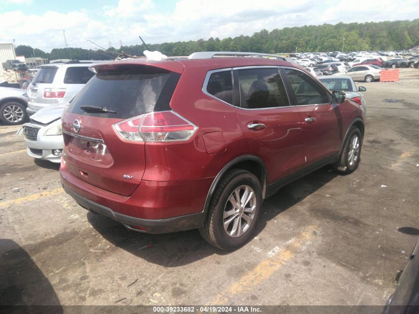 2015 Nissan Rogue Sv VIN: KNMAT2MT9FP523920 Lot: 39233682