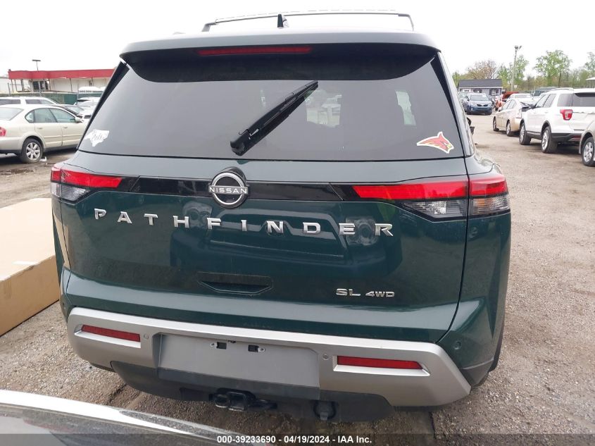 2023 Nissan Pathfinder Sl 4Wd VIN: 5N1DR3CD7PC276218 Lot: 39233690