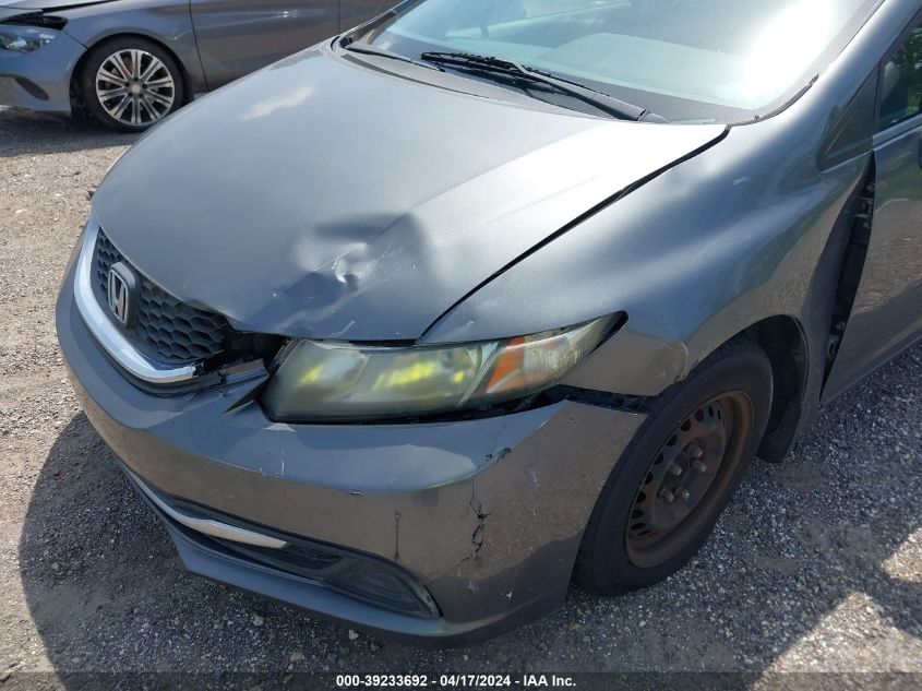 2013 Honda Civic Lx VIN: 19XFB2F56DE009009 Lot: 39233692