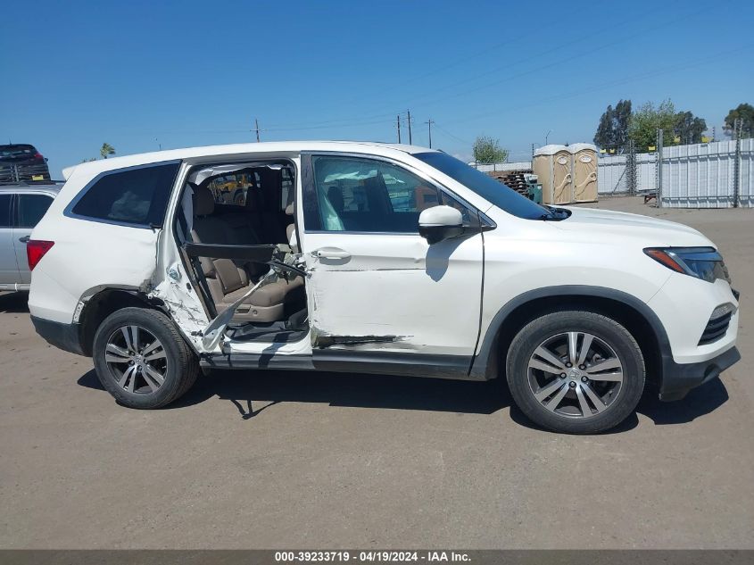 2017 Honda Pilot Ex-L VIN: 5FNYF6H61HB086283 Lot: 39233719