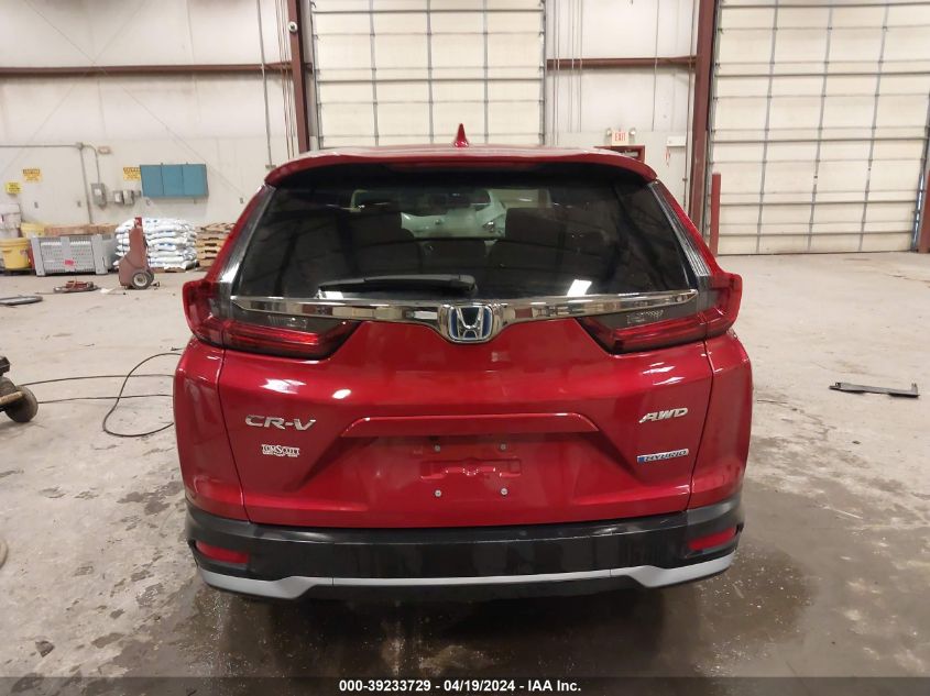 2022 Honda Cr-V Hybrid Ex-L VIN: 5J6RT6H87NL000475 Lot: 39233729