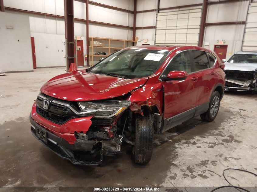 2022 Honda Cr-V Hybrid Ex-L VIN: 5J6RT6H87NL000475 Lot: 39233729