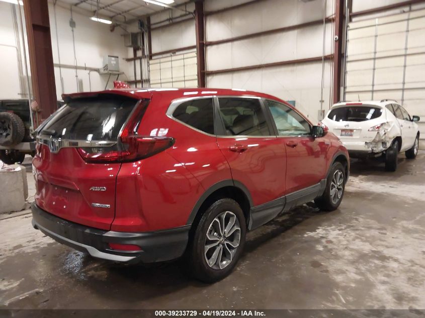2022 Honda Cr-V Hybrid Ex-L VIN: 5J6RT6H87NL000475 Lot: 39233729