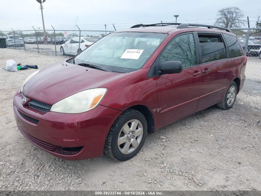 2004 Toyota Sienna Le VIN: 5TDZA23C14S086296 Lot: 39233744