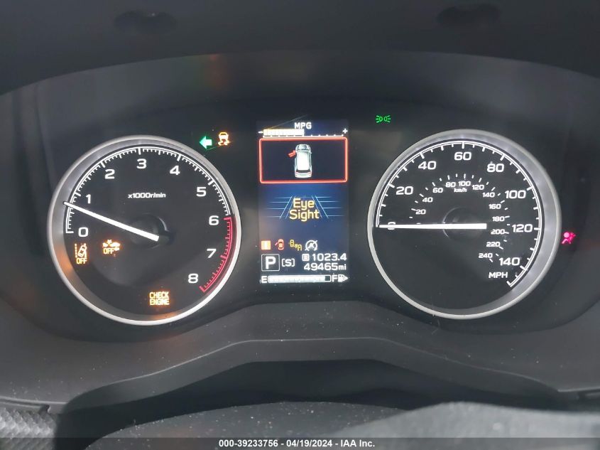 2019 Subaru Forester Premium VIN: JF2SKAGC3KH445735 Lot: 39233756