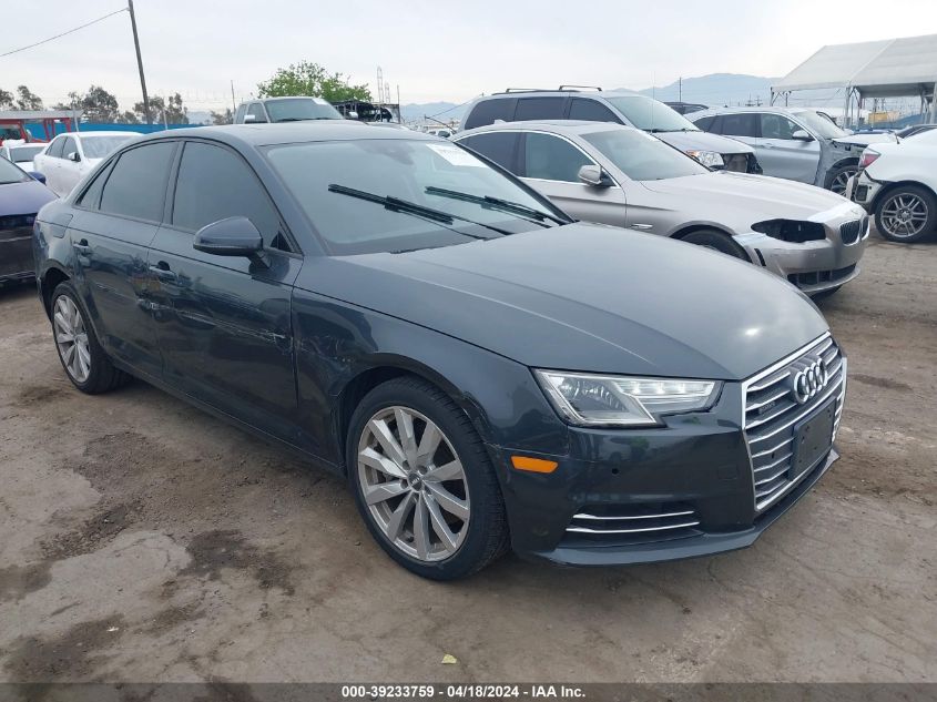 2017 Audi A4 2.0T Premium VIN: WAUGNAF47HN004901 Lot: 30036192