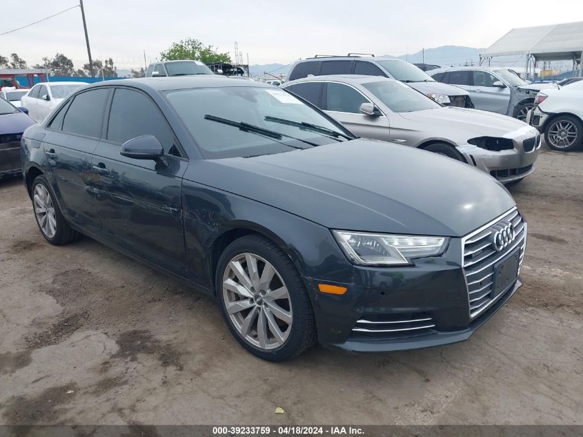 2017 Audi A4 2.0T Premium VIN: WAUGNAF47HN004901 Lot: 30036192