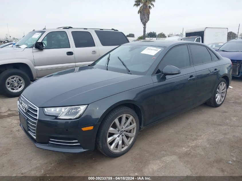 2017 Audi A4 2.0T Premium VIN: WAUGNAF47HN004901 Lot: 30036192