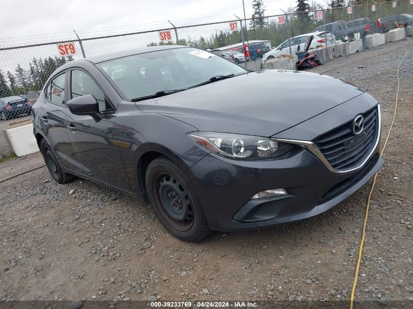 2015 MAZDA MAZDA3 I SPORT - 3MZBM1U76FM213600