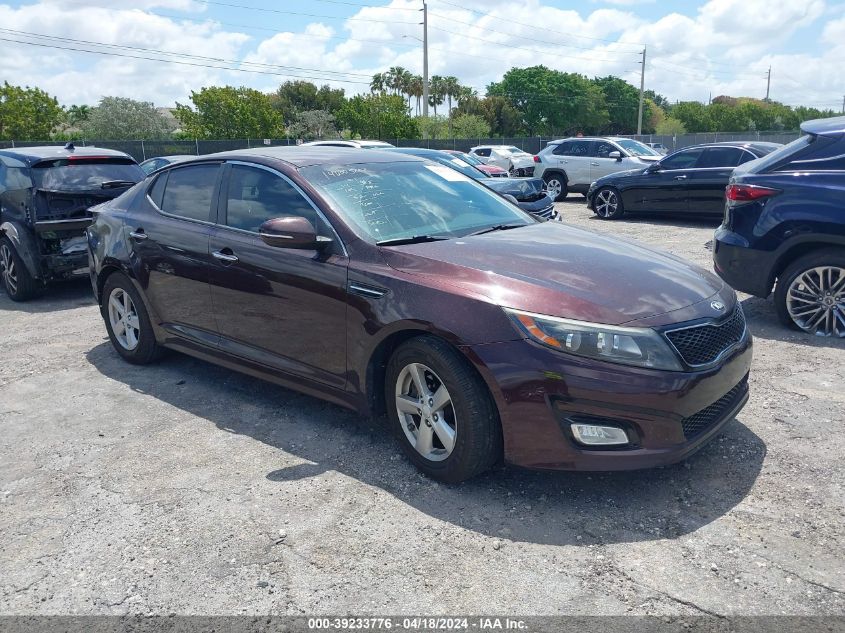 2015 Kia Optima Lx VIN: 5XXGM4A78FG468457 Lot: 11981290