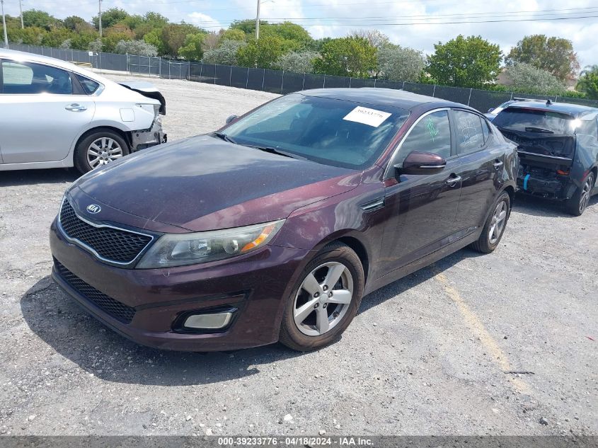 2015 Kia Optima Lx VIN: 5XXGM4A78FG468457 Lot: 11981290