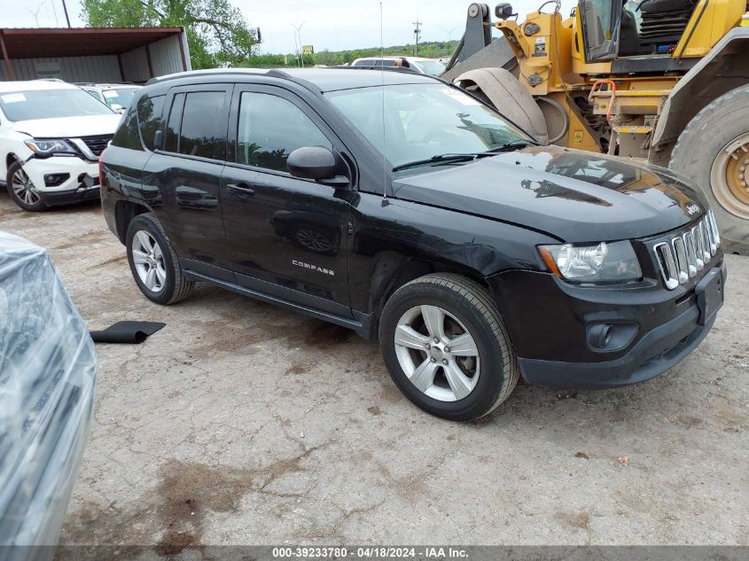 2016 Jeep Compass Sport VIN: 1C4NJCBA1GD743263 Lot: 39233780