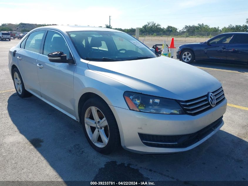 2013 Volkswagen Passat 2.5L Se VIN: 1VWBH7A30DC110924 Lot: 39233781