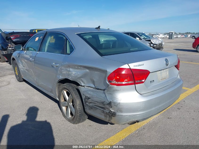 2013 Volkswagen Passat 2.5L Se VIN: 1VWBH7A30DC110924 Lot: 39233781