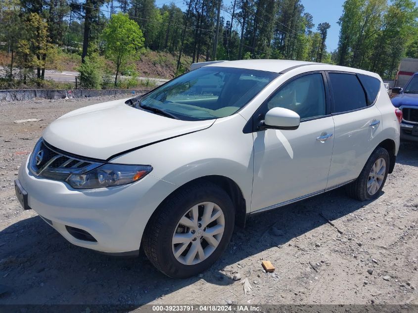 2011 Nissan Murano S VIN: JN8AZ1MU9BW059713 Lot: 39233791