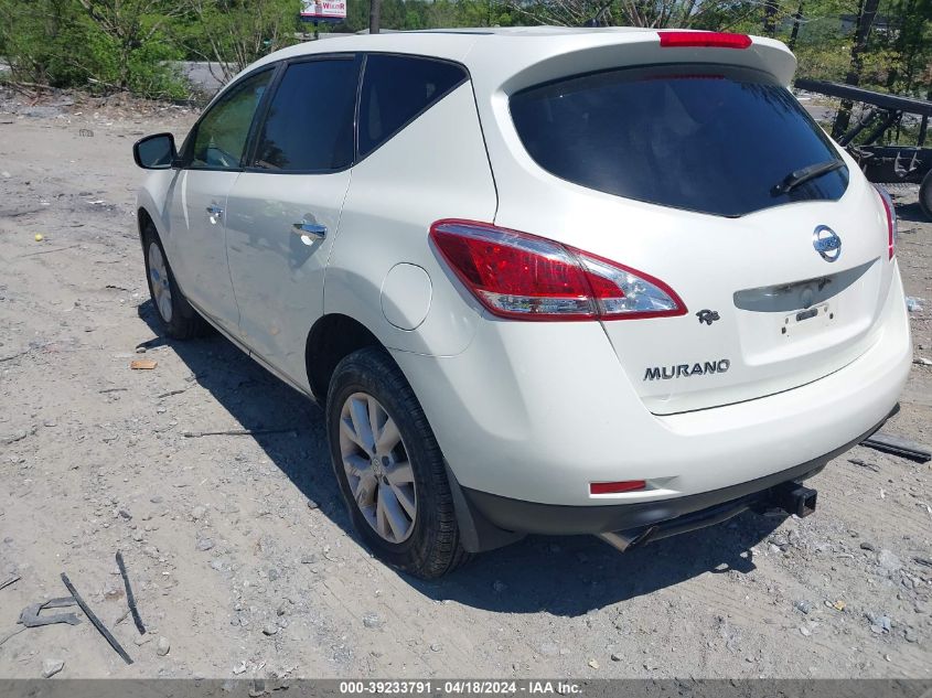 2011 Nissan Murano S VIN: JN8AZ1MU9BW059713 Lot: 39233791