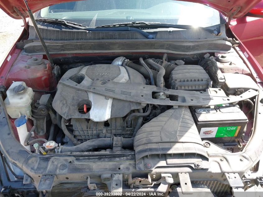 2013 Kia Optima Sx VIN: 5XXGR4A62DG130218 Lot: 39233802