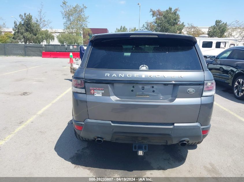 2015 Land Rover Range Rover Sport 5.0L V8 Supercharged VIN: SALWR2TF9FA507308 Lot: 39233807