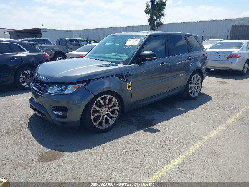 2015 Land Rover Range Rover Sport 5.0L V8 Supercharged VIN: SALWR2TF9FA507308 Lot: 39233807