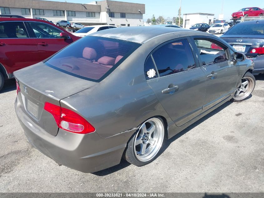 2007 Honda Civic Lx VIN: 1HGFA16567L063825 Lot: 39233821