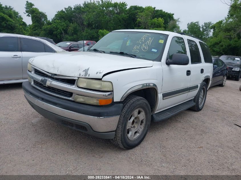 2004 Chevrolet Tahoe Ls VIN: 1GNEC13V84R257457 Lot: 39233841