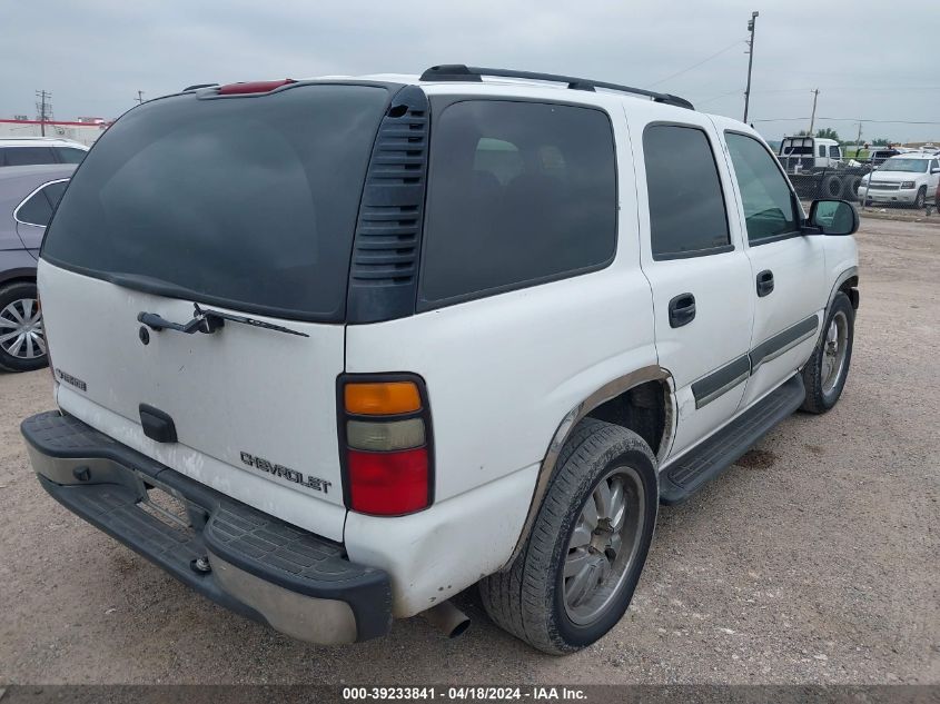 2004 Chevrolet Tahoe Ls VIN: 1GNEC13V84R257457 Lot: 39233841