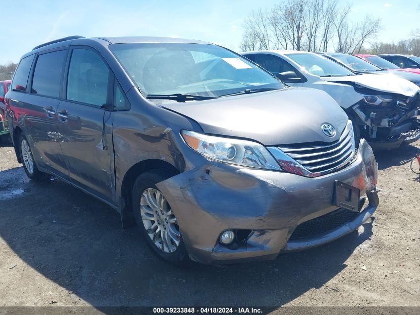 2015 Toyota Sienna Xle 8 Passenger VIN: 5TDYK3DC6FS569914 Lot: 39233848