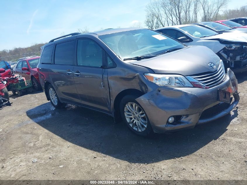 2015 Toyota Sienna Xle 8 Passenger VIN: 5TDYK3DC6FS569914 Lot: 39233848