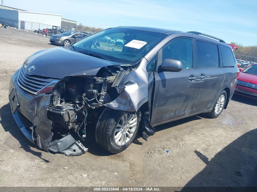 2015 Toyota Sienna Xle 8 Passenger VIN: 5TDYK3DC6FS569914 Lot: 39233848