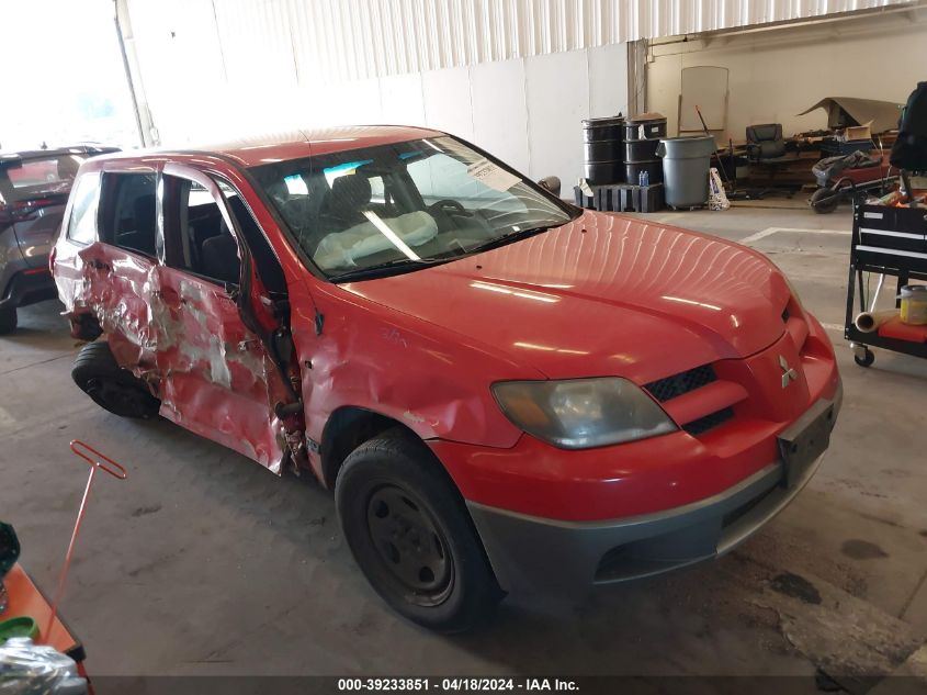 2003 Mitsubishi Outlander Ls VIN: JA4LX31G03U116151 Lot: 50777434