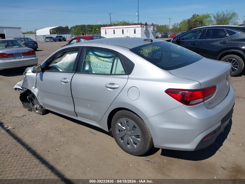 2020 Kia Rio Lx VIN: 3KPA24AD7LE337445 Lot: 39233930