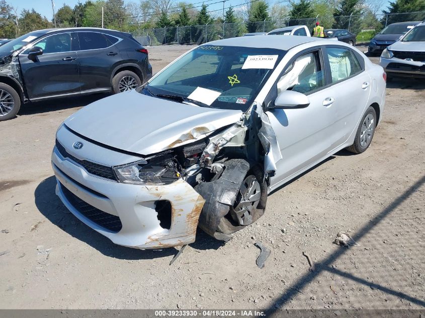 2020 Kia Rio Lx VIN: 3KPA24AD7LE337445 Lot: 39233930