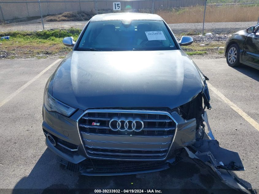 2016 Audi S6 4.0T Premium Plus VIN: WAUH2AFC9GN087914 Lot: 39233932