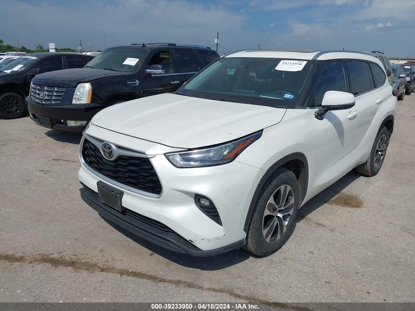 2020 TOYOTA HIGHLANDER VIN: 5TDGZRAH0LS002037