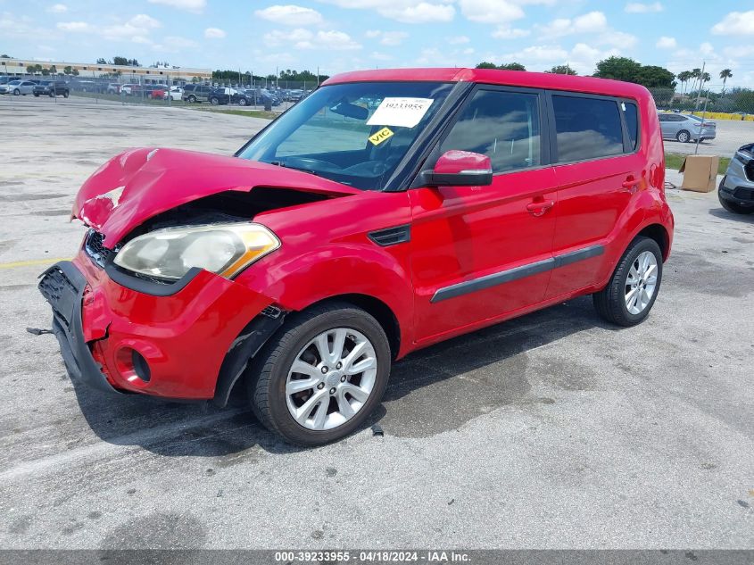 2012 Kia Soul + VIN: KNDJT2A63C7460629 Lot: 39233955
