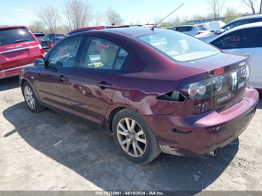 2008 Mazda Mazda3 I VIN: JM1BK32F081844227 Lot: 39233961