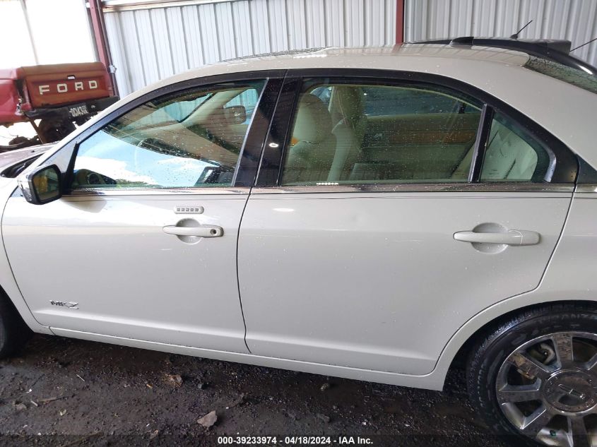 2007 Lincoln Mkz VIN: 3LNHM26T07R661022 Lot: 39233974