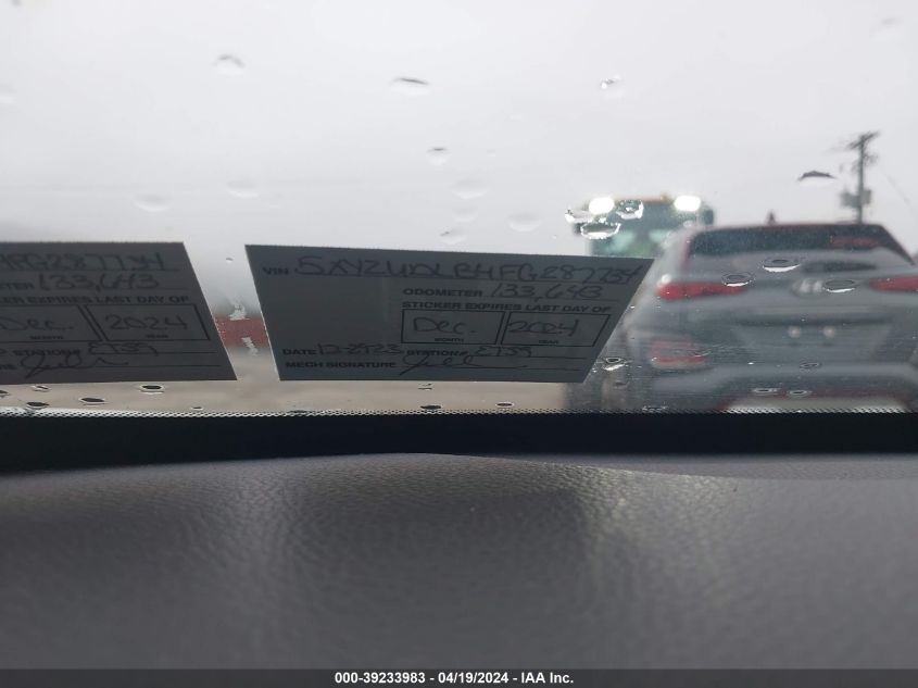 2015 Hyundai Santa Fe Sport 2.4L VIN: 5XYZUDLB4FG287734 Lot: 39233983