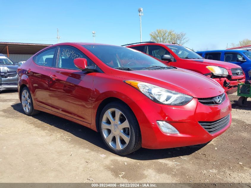 2013 Hyundai Elantra Limited VIN: KMHDH4AE1DU509780 Lot: 48204124