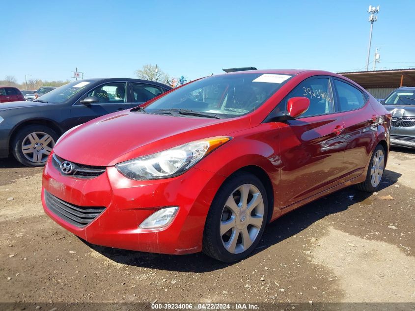 2013 Hyundai Elantra Limited VIN: KMHDH4AE1DU509780 Lot: 48204124