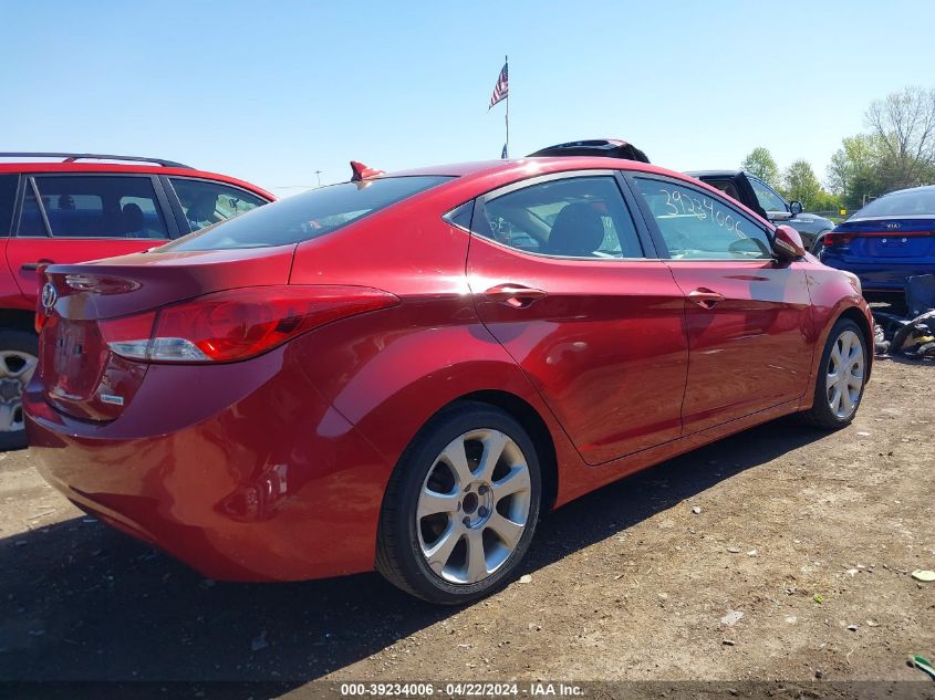 2013 Hyundai Elantra Limited VIN: KMHDH4AE1DU509780 Lot: 48204124