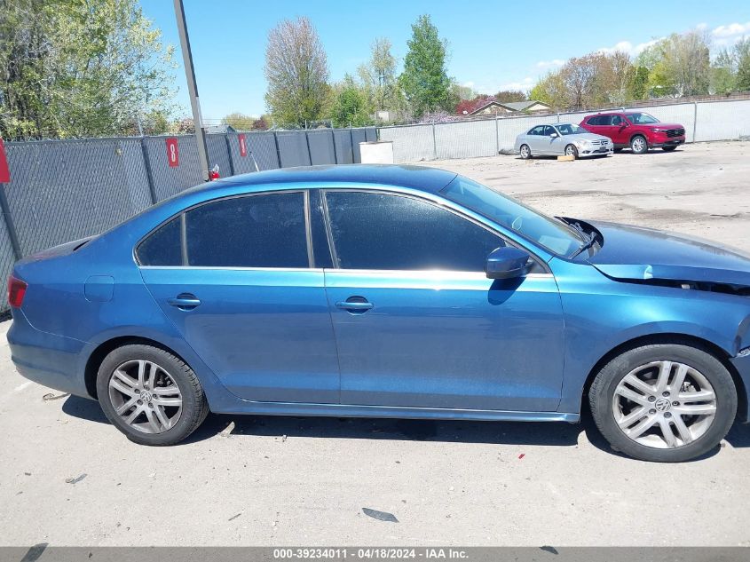 2017 Volkswagen Jetta 1.4T S VIN: 3VW2B7AJ8HM227428 Lot: 39234011