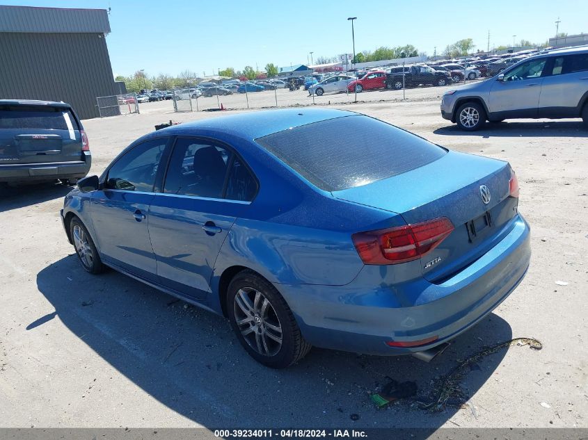 2017 Volkswagen Jetta 1.4T S VIN: 3VW2B7AJ8HM227428 Lot: 39234011