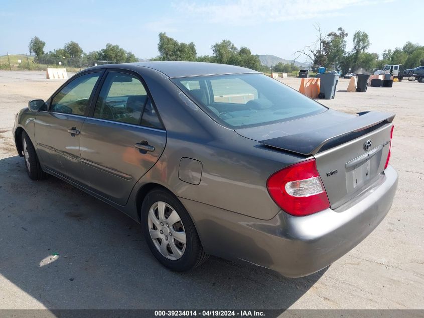 2002 Toyota Camry Se VIN: JTDBE32K820129374 Lot: 39234014