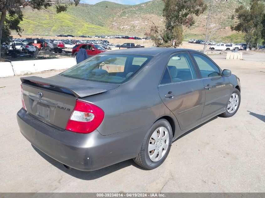 2002 Toyota Camry Se VIN: JTDBE32K820129374 Lot: 39234014