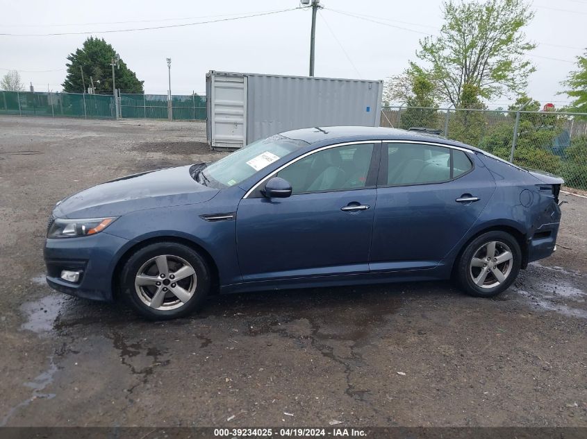 2015 Kia Optima Lx VIN: 5XXGM4A75FG459294 Lot: 39234025