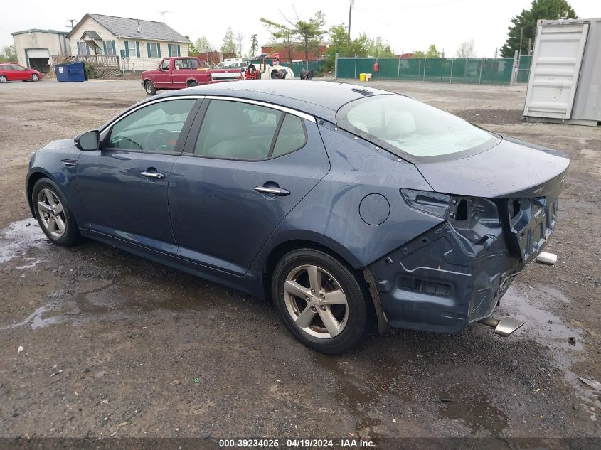 2015 Kia Optima Lx VIN: 5XXGM4A75FG459294 Lot: 39234025
