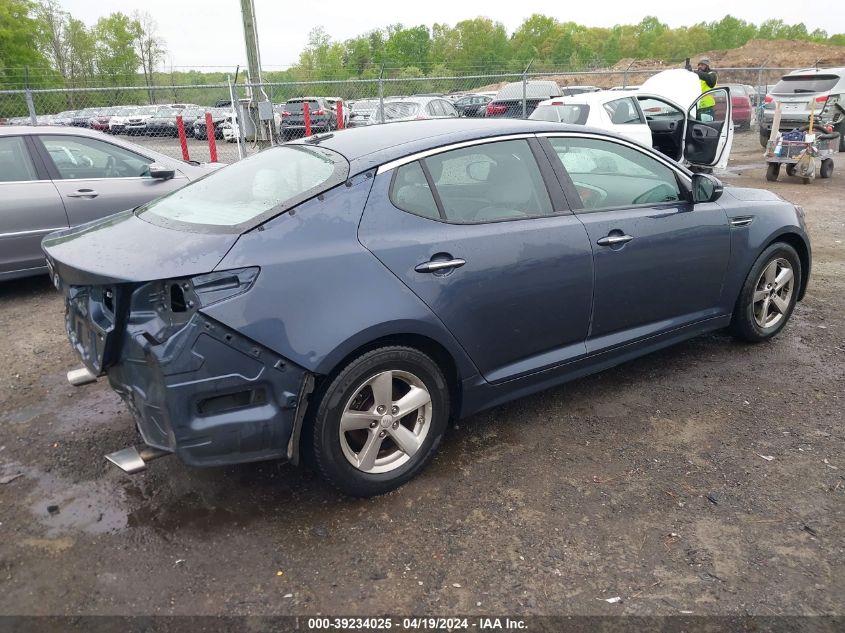 2015 Kia Optima Lx VIN: 5XXGM4A75FG459294 Lot: 39234025