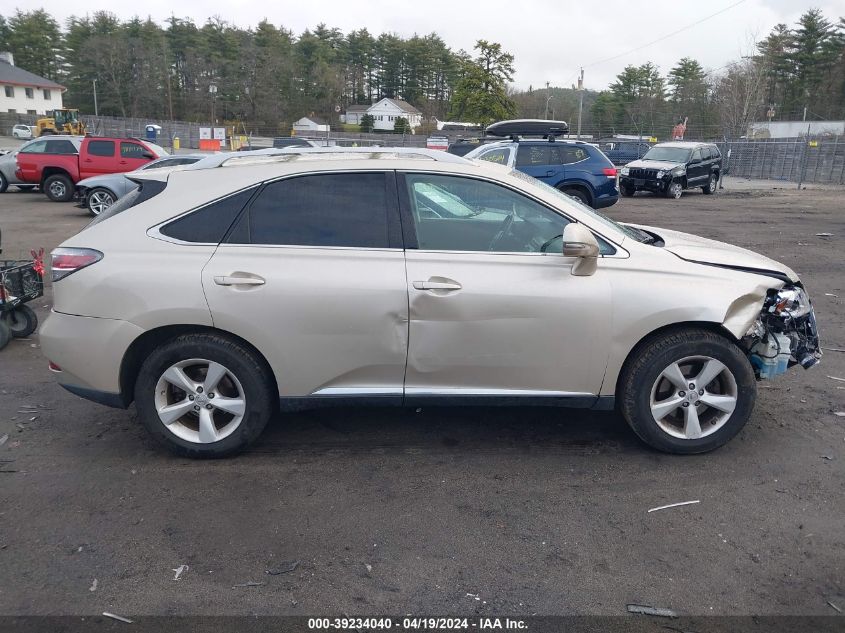 2013 Lexus Rx 350 VIN: 2T2BK1BA6DC160602 Lot: 39234040